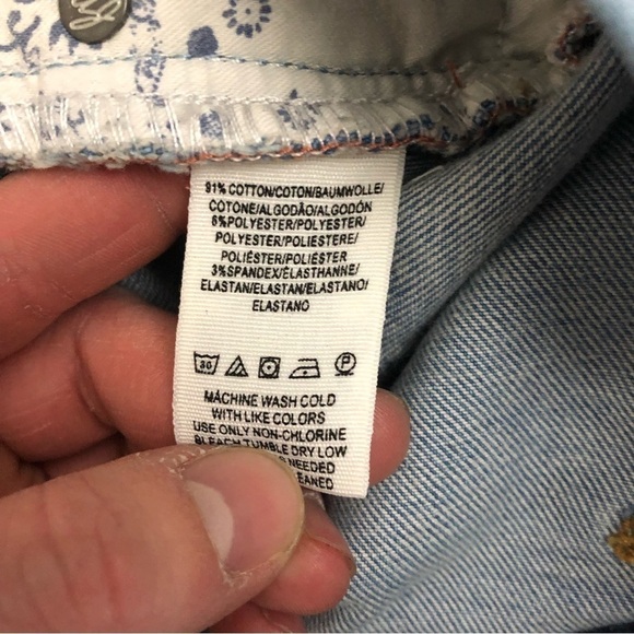 We the Free Free People Women’s Light Wash 5-Button High Rise Jeans Size 25‎ - Picture 4 of 4